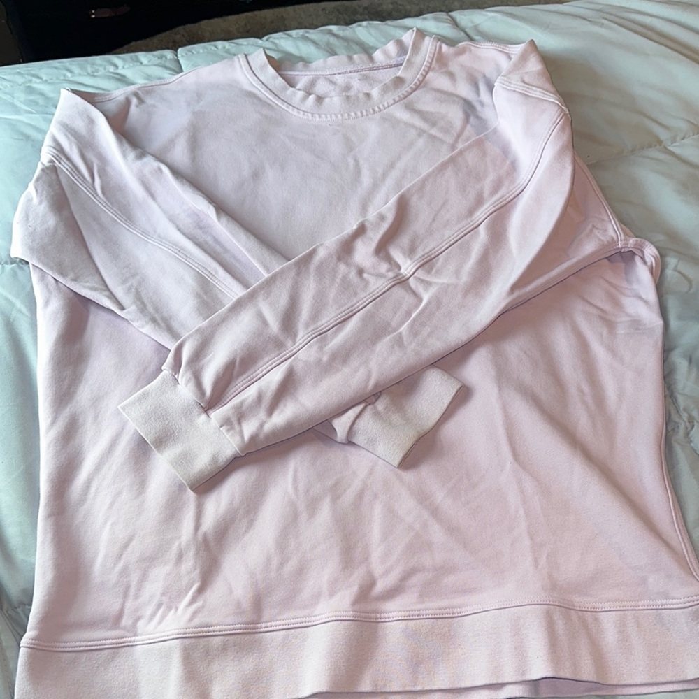 LULU Light Pink Crew